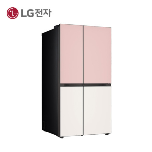 생활&amp;환경 종합가전렌탈 (주)휴본 [렌탈] LG 디오스 오브제컬렉션 매직스페이스 냉장고 832L S834PB35 베이지 핑크 / 36개월 약정 위니아