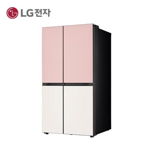 생활&amp;환경 종합가전렌탈 (주)휴본 [렌탈] LG 디오스 오브제컬렉션 매직스페이스 냉장고 832L S834PB35 베이지 핑크 / 60개월 약정 위니아