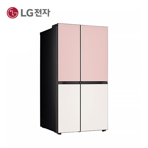 생활&amp;환경 종합가전렌탈 (주)휴본 [렌탈]LG전자 오브제컬렉션 매직스페이스 양문형 2도어 냉장고 832L S834PB35 핑크베이지 / 48개월 약정 LG전자